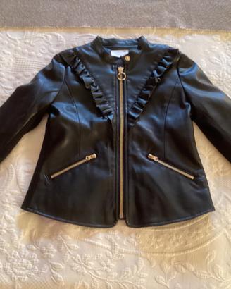 Giacca ecopelle bambina di Pinko