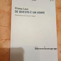 libr Se questo è un uomo di Primo Levi