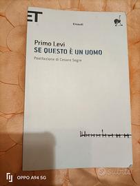 libr Se questo è un uomo di Primo Levi
