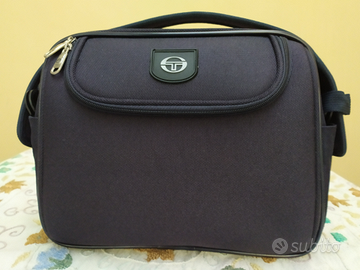 Borsa rigida blu Sergio Tacchini