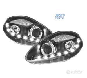 FARI FIAT GRANDE PUNTO 05-08 LUCE DIURNA FONDO NER