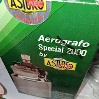 Aerografo con 2 serbatoi nuovo