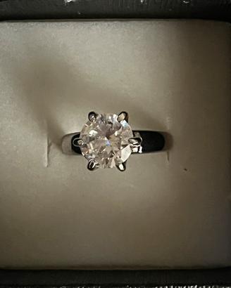 Anello solitario misure in descrizione