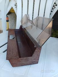 Portarotoli SLIM in plastica rigida effetto legno