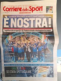 Corriere dello Sport vittoria agli Europei 