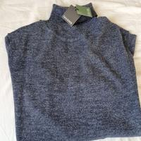 Maglioncino grigio a lupetto nuovo tg M da49 a 18€