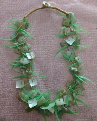 Collana verde etnica