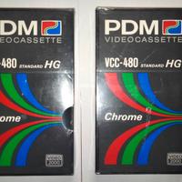 2 Videocassette vergini Video2000 PDMVCC-480 1985