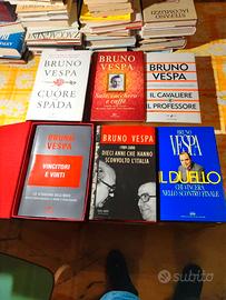LOTTO 6 LIBRI BRUNO VESPA  IL cuore e la spada Sal