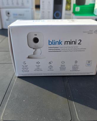 Blink Mini 2 Bianca 1080p Faretto Visione Notturna