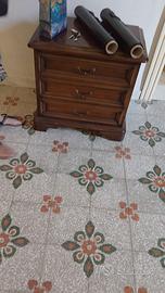 comodino più struttura letto singolo