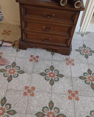 comodino più struttura letto singolo