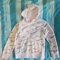 Felpa Jordan Bianca 10-12 anni 132-147 cm