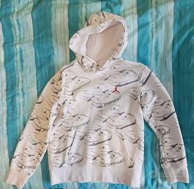 Felpa Jordan Bianca 10-12 anni 132-147 cm