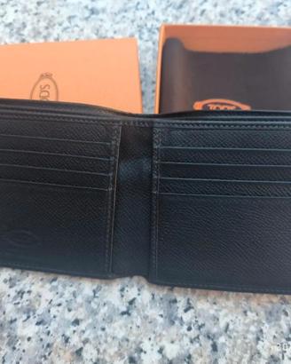 Portafoglio con portacarte uomo Tod's in pelle