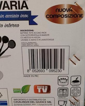 batteria in acciaio 
