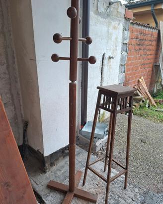 attaccapanni vintage legno