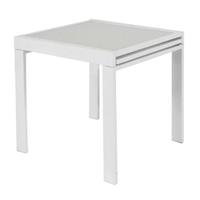 Tavolo allungabile laccato con vetro