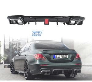 DIFFUSORE MERCEDES W213 16-23 LOOK BRABUS NERO LUC
