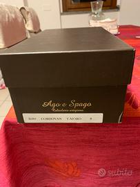 Scarpe vitello pettinato testa di moro