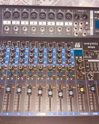 Mixer audio MP3- Bluetooth con effetti
