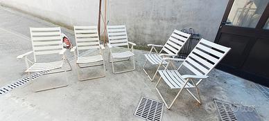 SET SEDIE DA GIARDINO