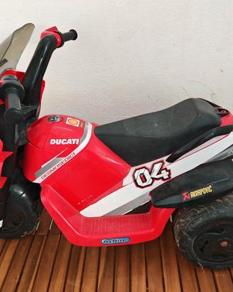 moto giocattolo con batteria nuova + batteria new