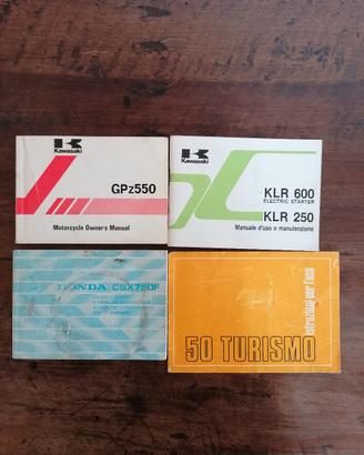 Manuali moto kawasaki Honda benelli 