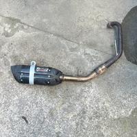 Scarico Yamaha yzf 125 anno 2008