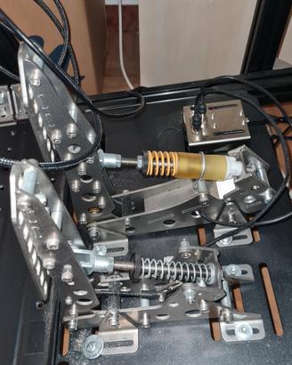 Pedaliera SimRacing Artigianale USB Load Cell