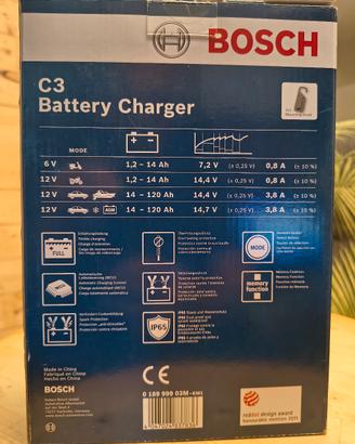 carica batterie Bosch C3 auto/moto