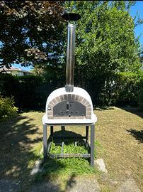 forno a legna  con base e tutti gli attrezzi