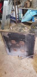 contenitore acciaio usato per termocamino