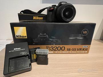 Nikon d3200+ obiettivo 18/55