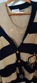 TWIN SET IN FILO E LUREX DI RENATO BALESTRA TG.44