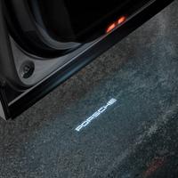 Luci sottoporta  LED con logo "PORSCHE" Originali