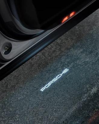 Luci sottoporta  LED con logo "PORSCHE" Originali