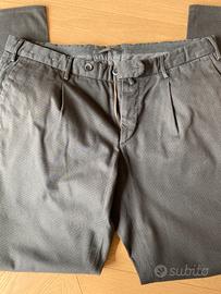 Pantaloni GTA in microfantasia blu tg. 50