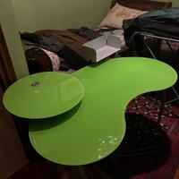 Scrivania in vetro temperato berde