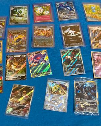Carte pokemon charizard gengar kiogre ecc