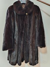 pelliccia donna visone nero Canadese Maschio 