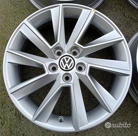 4 Cerchi In Lega Da 16 Originali Skoda Vw Ecc