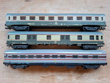 Lotto vagoni Lima Fs trenino elettrico 
