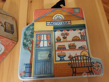 Formella pasticceria della marca Manciolli 