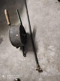 Antica soffietto per polvere di zolfo