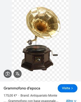 grammofano la voce del padrone