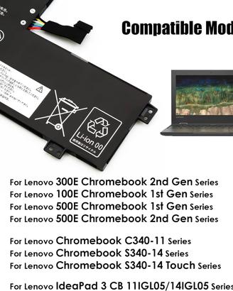 Batteria per Lenovo 300E/500E Chromebook