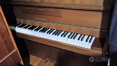 Pianoforte Zimmerman a muro con sgabello 