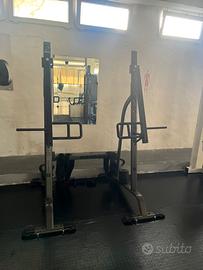 Rack palestra + Jammer arms palestra