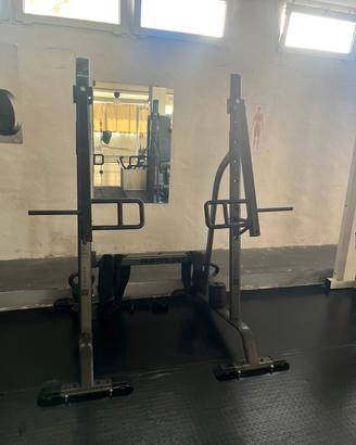 Rack palestra + Jammer arms palestra